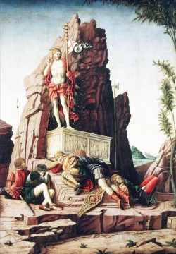 Andrea Mantegna Painting - The Resurrection Renaissance painter Andrea Mantegna